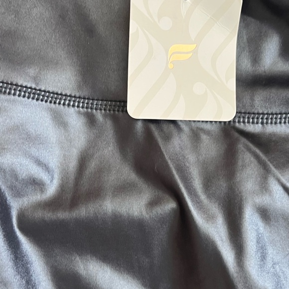 Fabletics Faux Leather Leggings - Black - Picture 2 of 5